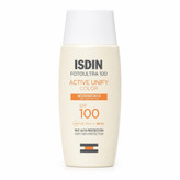 کرم ضدآفتاب بدون رنگ ایزدین SPF50 مدل FOTOULTRA 100 ACTIVE UNIFY مناسب انواع پوست، حجم 50 میلیلیتر